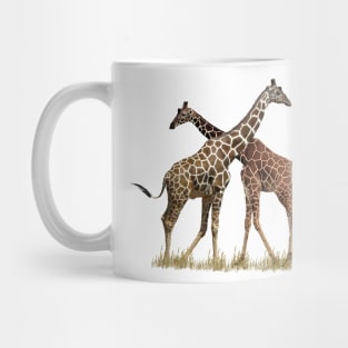 Reticulated Giraffes on Safari in Kenya / Africa Mug